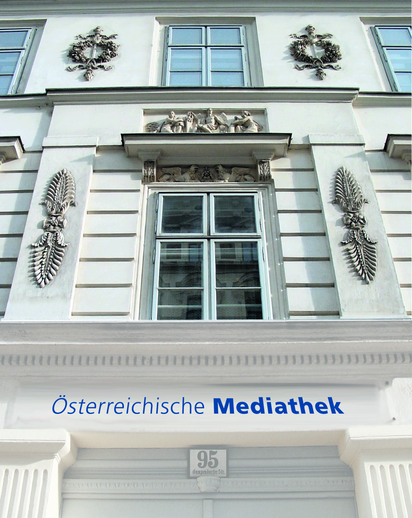 Fassade der Mediathek am Marchettischlössl in der Gumpendorferstrasse 95 © Österreichische Mediathek